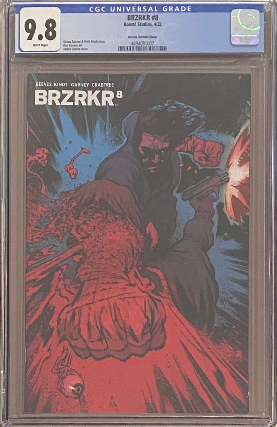BRZRKR #8 Harren 1:50 Retailer Incentive Variant CGC 9.8 (Berzerker)