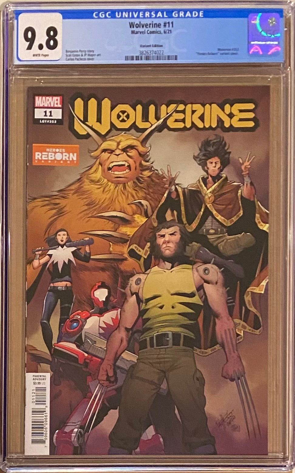Wolverine #11 Variant CGC 9.8