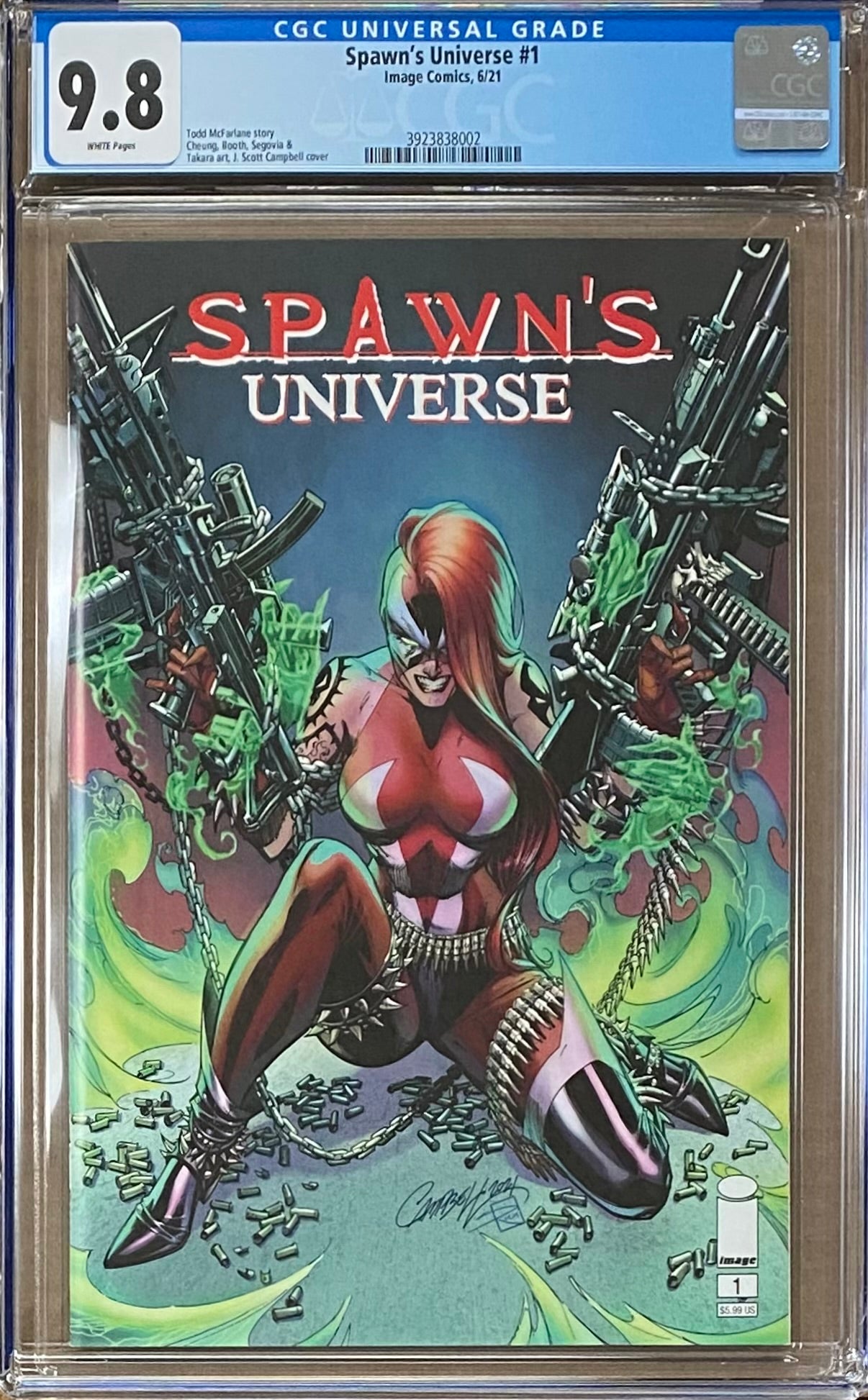 Spawn's Universe #1 Cover A - Campbell "She-Spawn" CGC 9.8