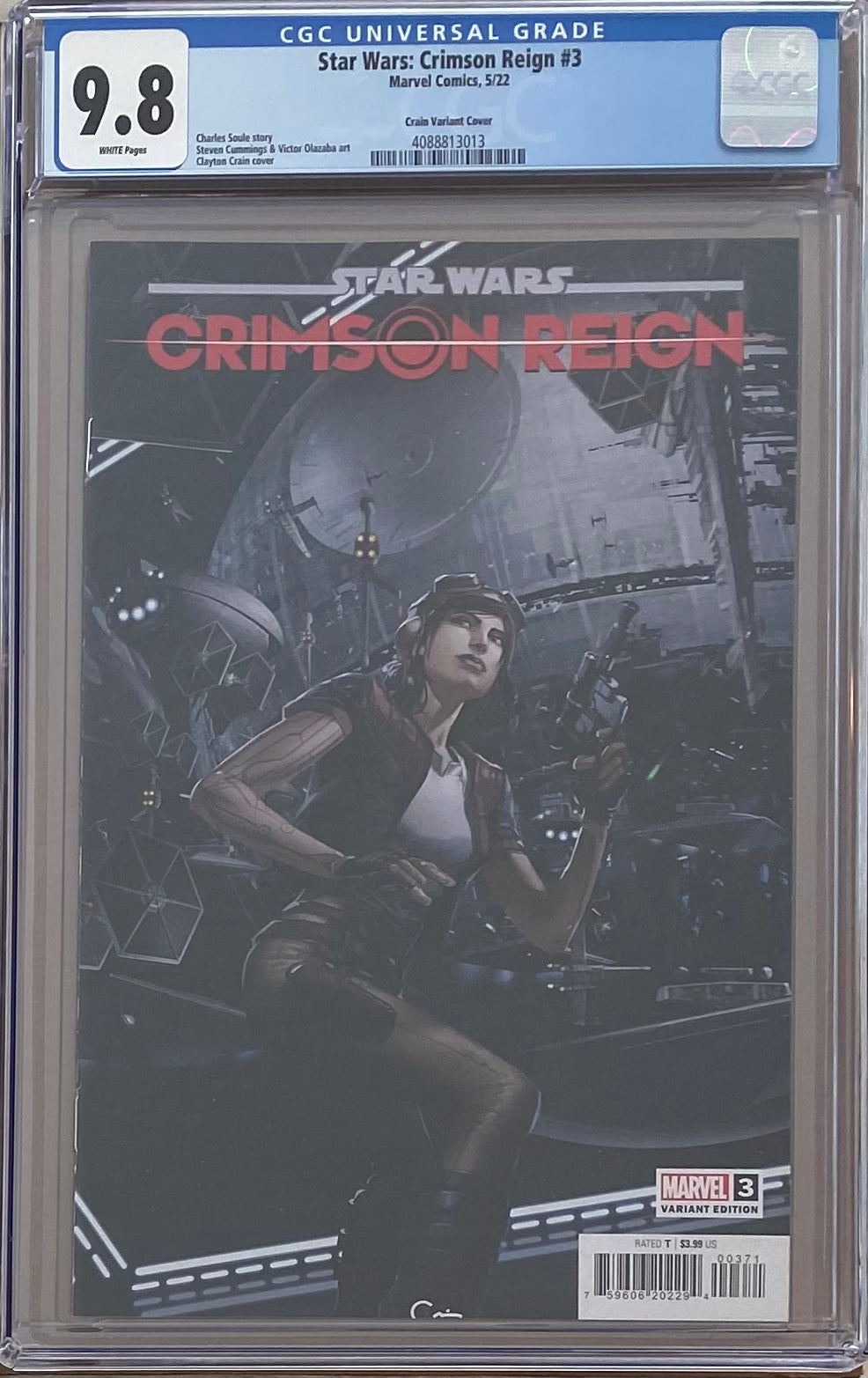 Star Wars: Crimson Reign #3 Crain Variant CGC 9.8