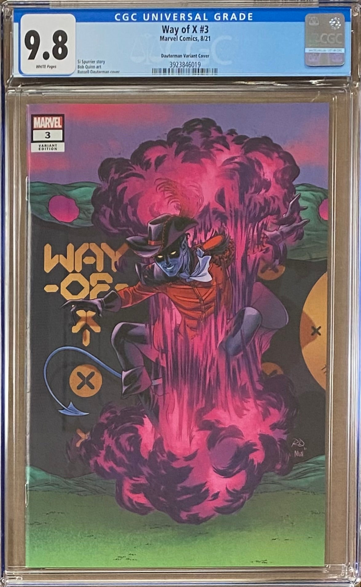 Way of X #3 Dauterman Hellfire Gala Connecting Variant CGC 9.8