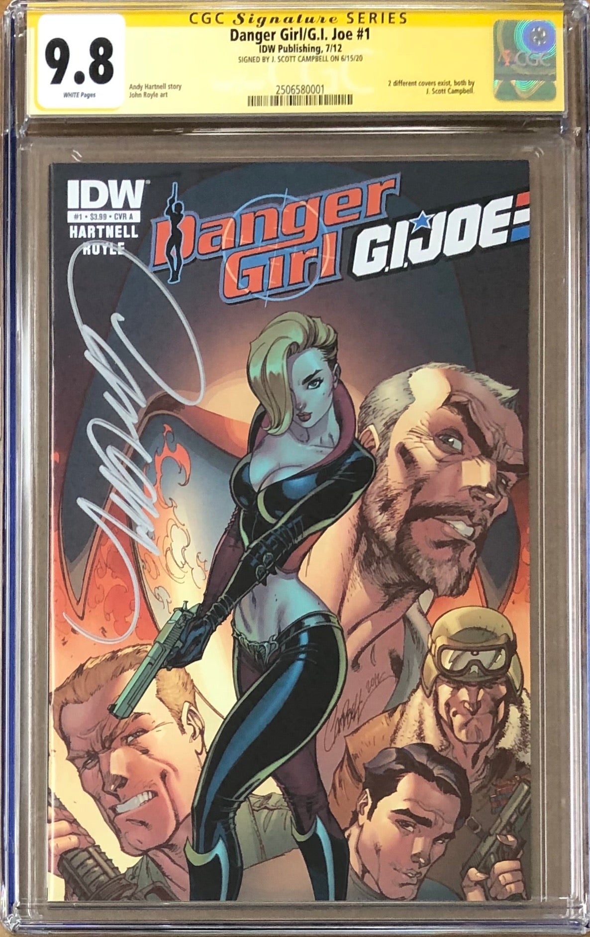 Danger Girl/G.I. Joe #1 CGC 9.8 SS