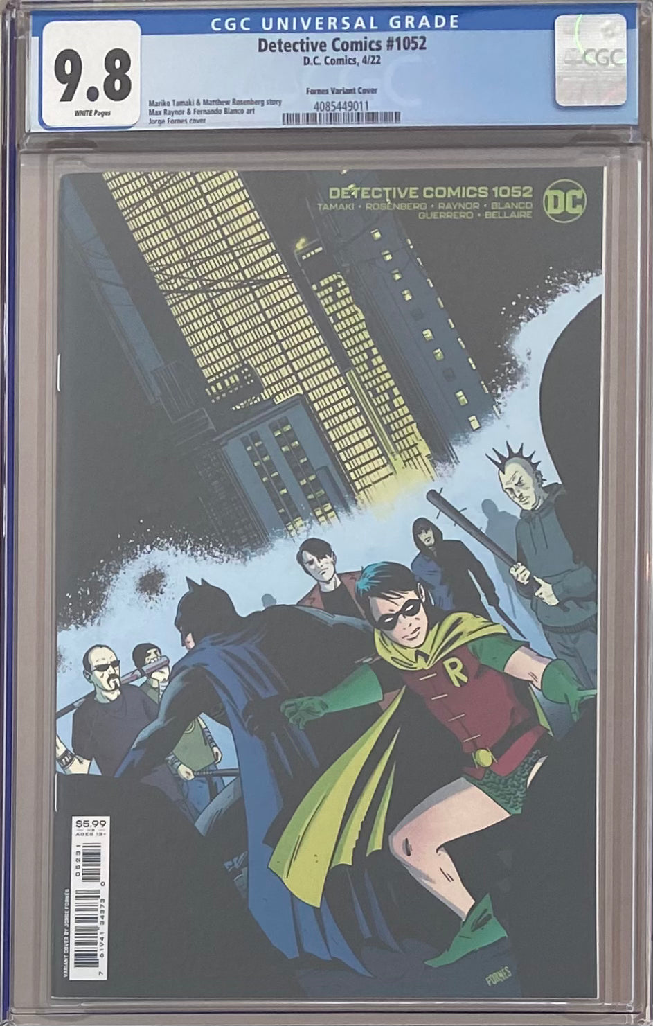 Detective Comics #1052 Fornes 1:25 Retailer Incentive Variant CGC 9.8