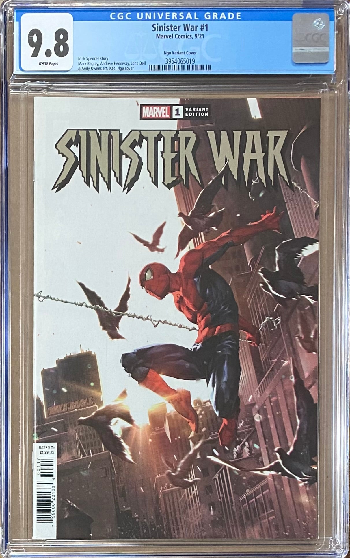 Sinister War #1 Ngu Variant CGC 9.8