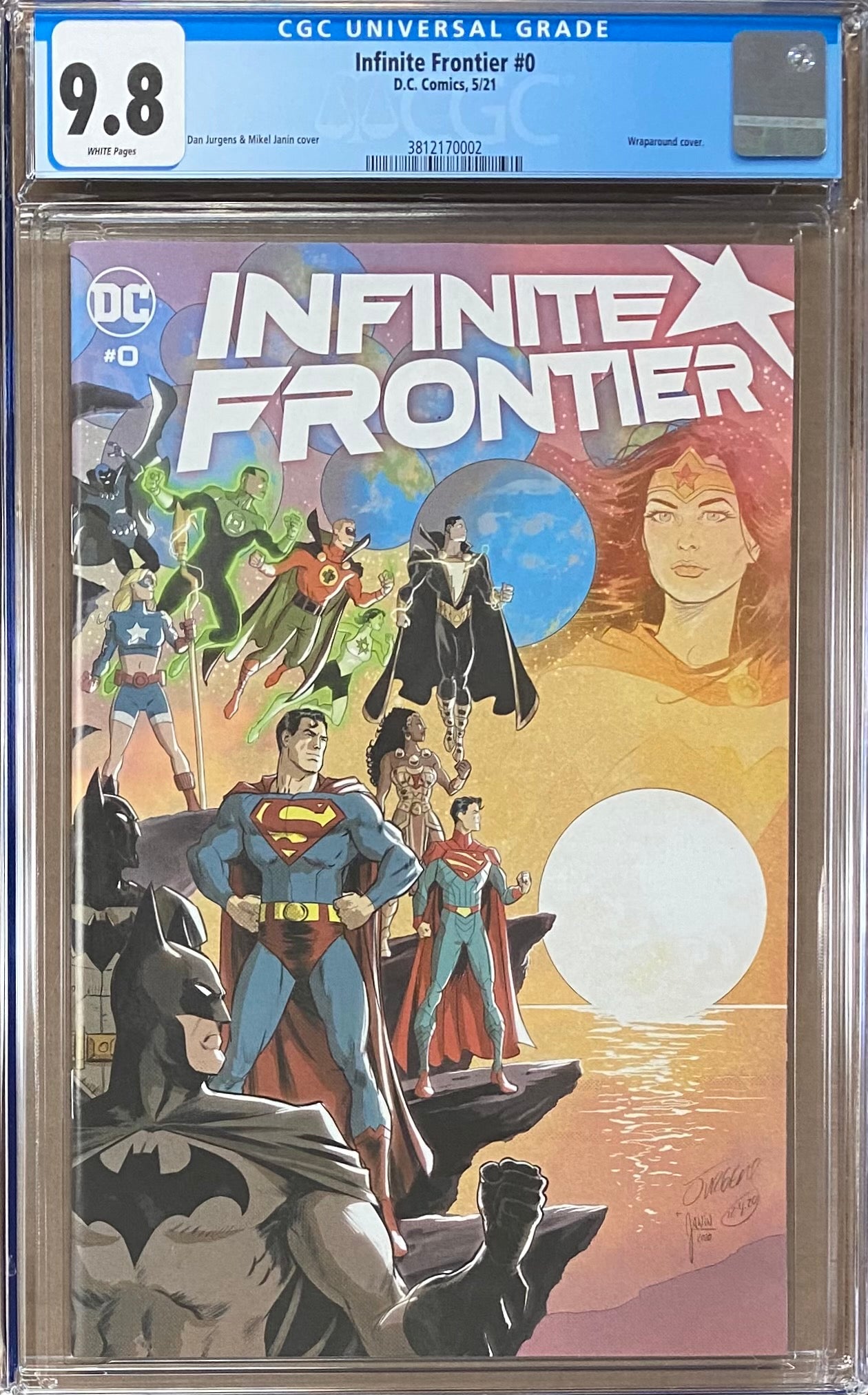 Infinite Frontier #0 Wraparound Cover CGC 9.8