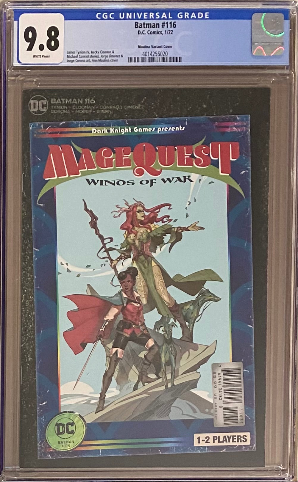Batman #116 Maulina 1:25 Retailer Incentive Variant CGC 9.8