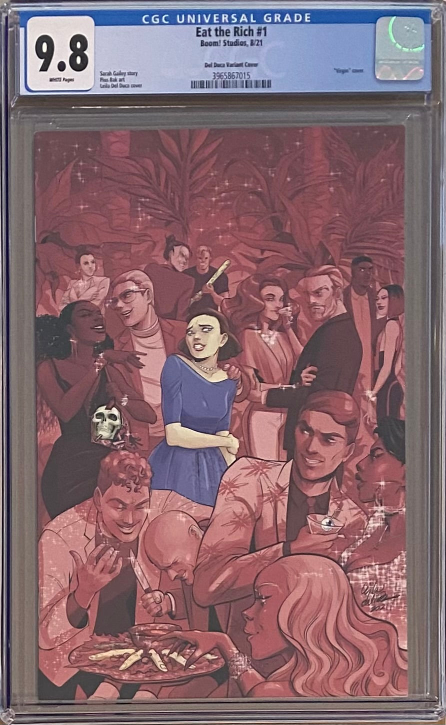 Eat the Rich #1 Del Duca 1:10 Retailer Incentive Variant CGC 9.8