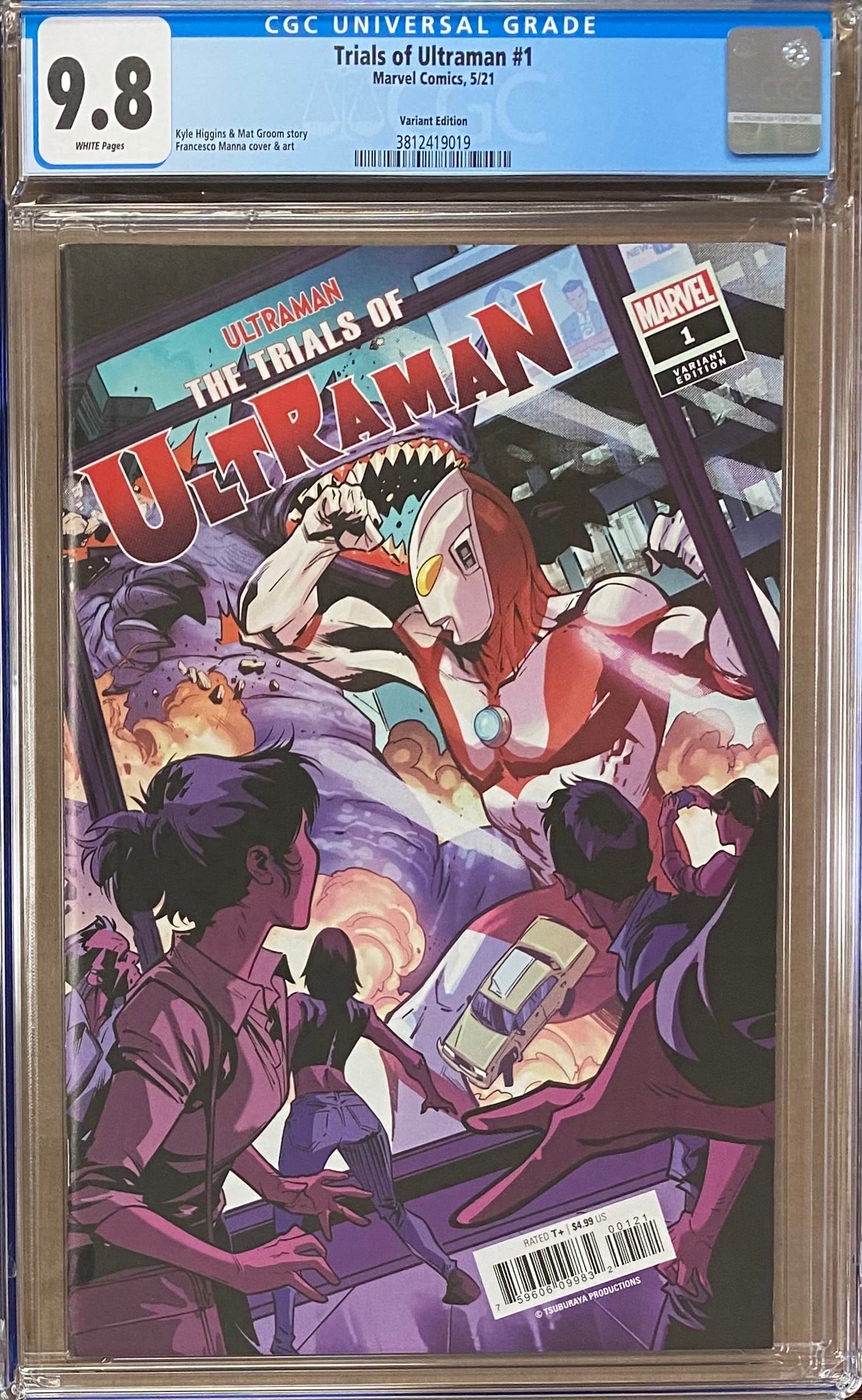 The Trials of Ultraman #1 Manna Variant CGC 9.8
