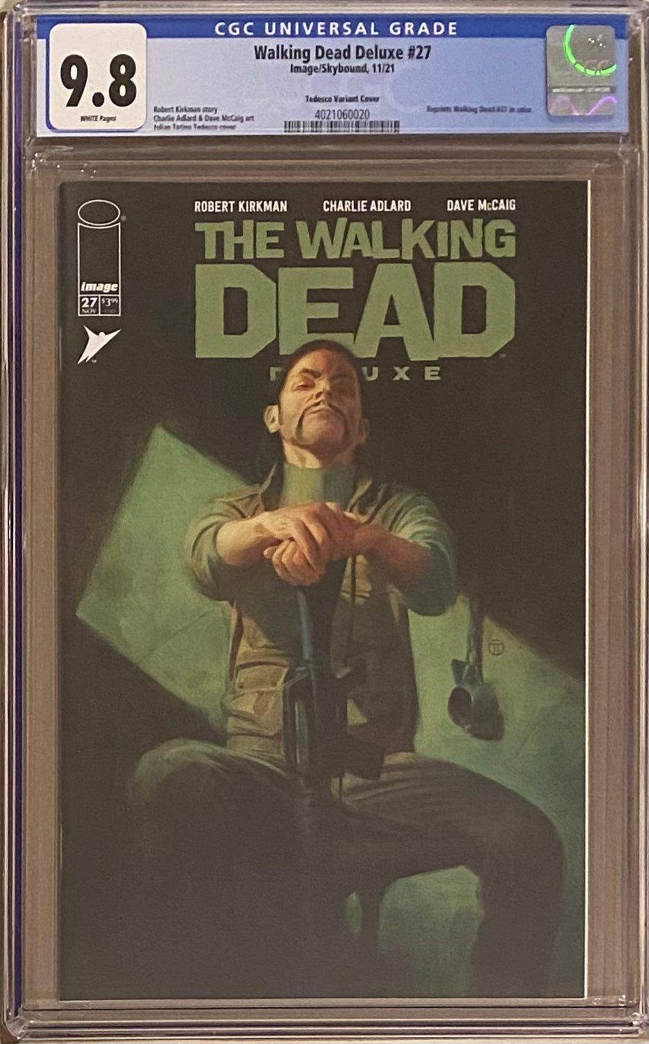 Walking Dead Deluxe #27 Tedseco Variant CGC 9.8