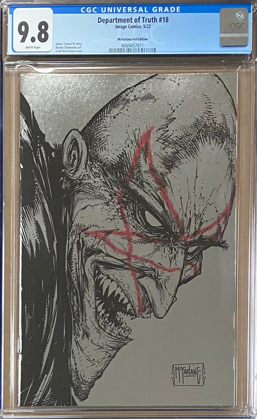 Department of Truth #18 McFarlane MegaCon Foil CGC 9.8