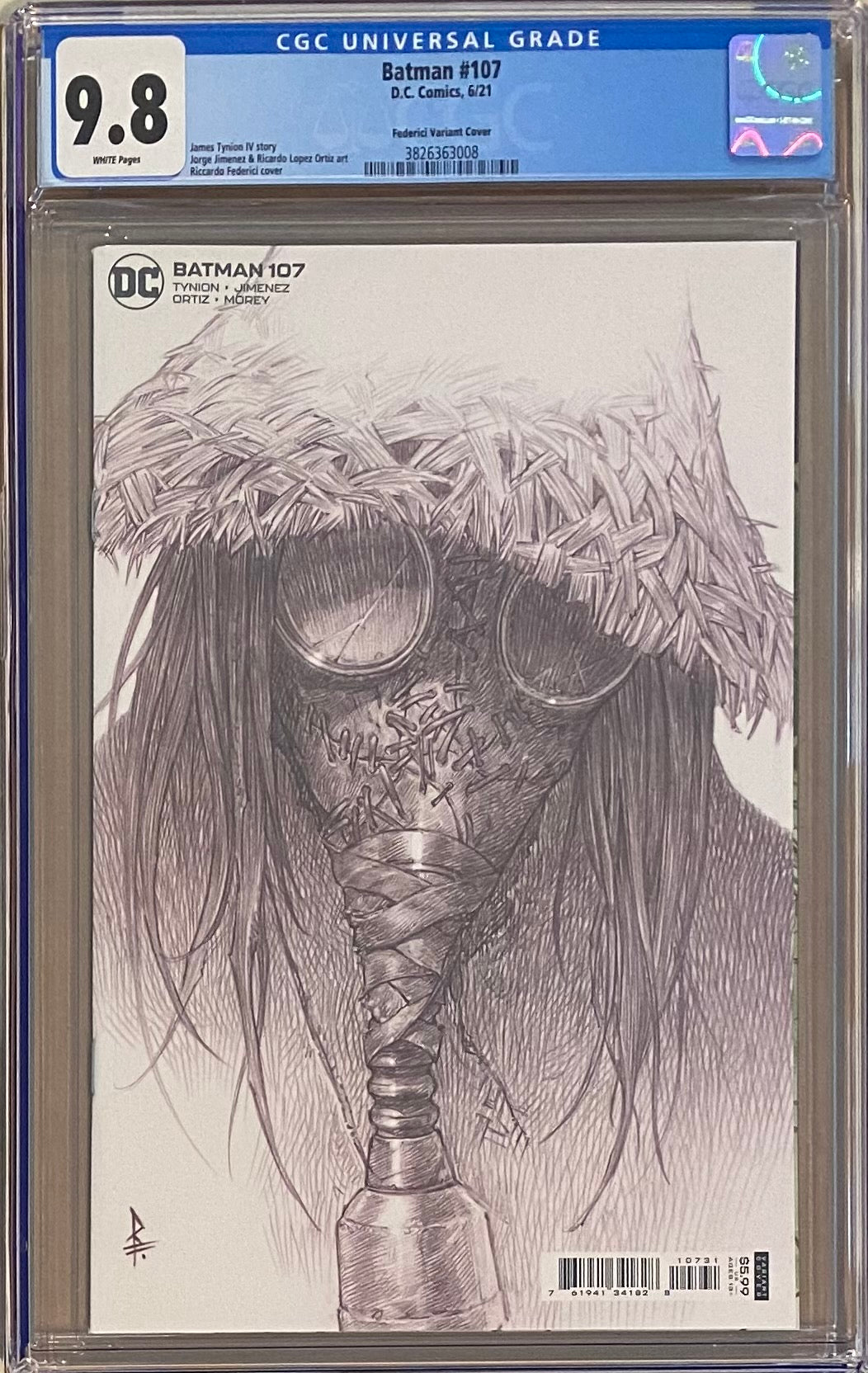 Batman #107 Federici 1:25 Retailer Incentive Variant CGC 9.8