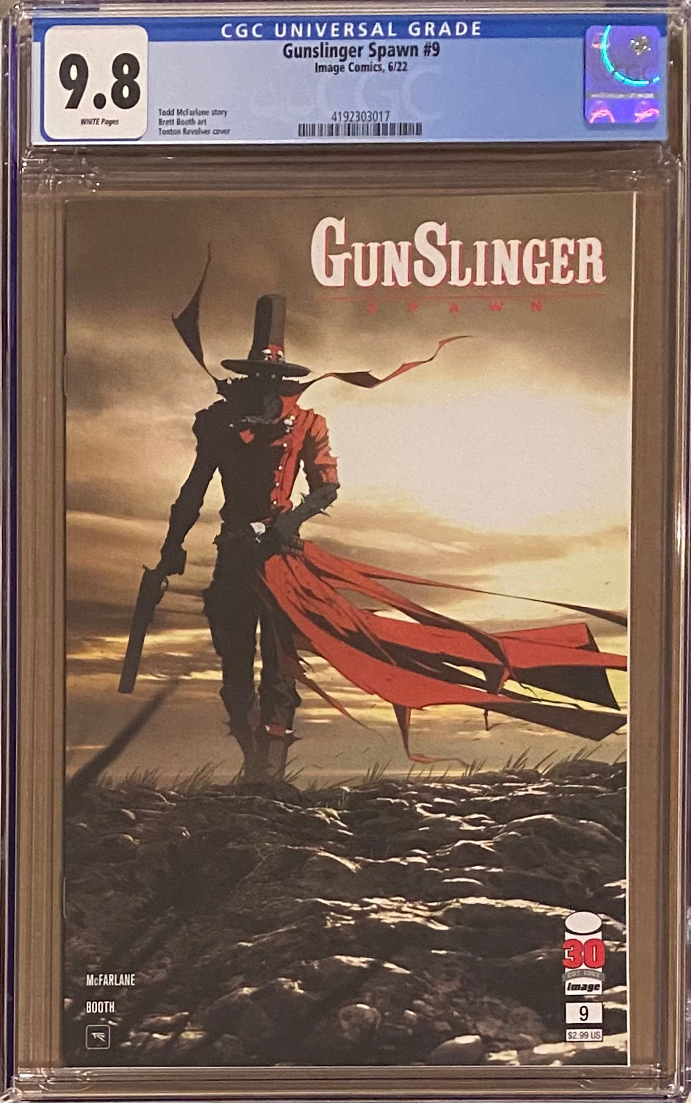Gunslinger Spawn #9 CGC 9.8