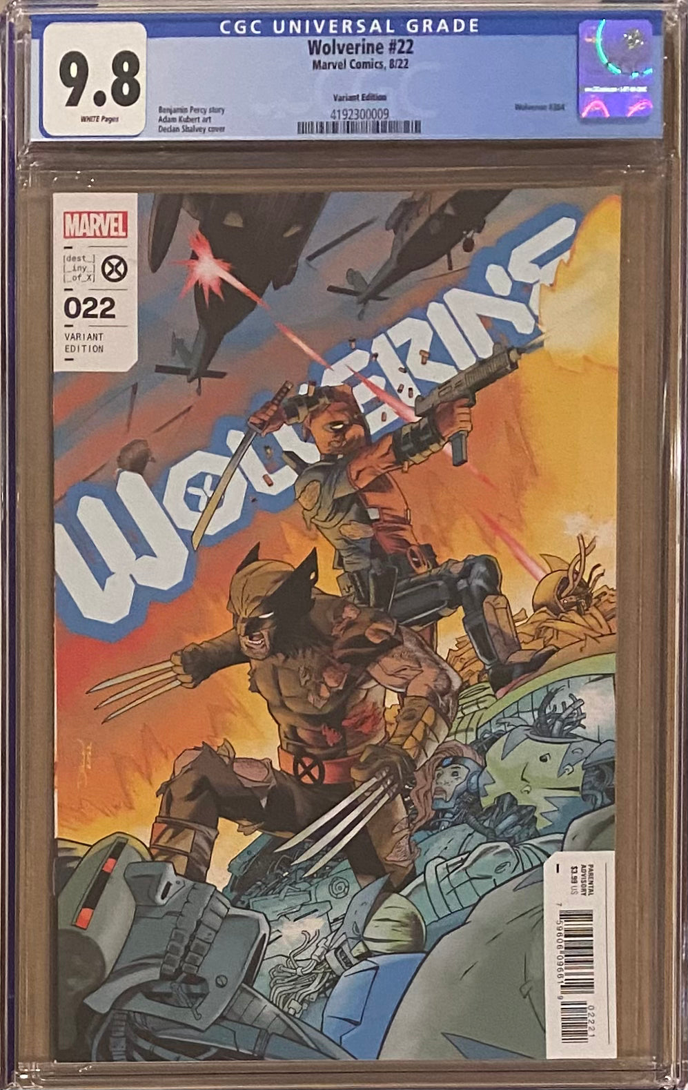 Wolverine #22 Shalvey Variant CGC 9.8