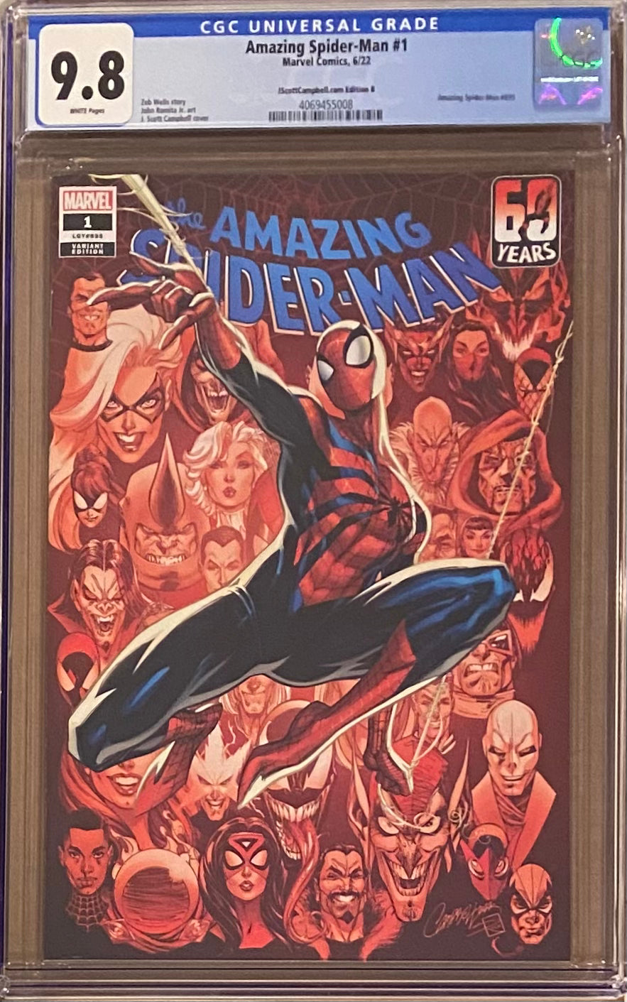Amazing Spider-Man #1 J. Scott Campbell Edition B "Ben Reilly" CGC 9.8