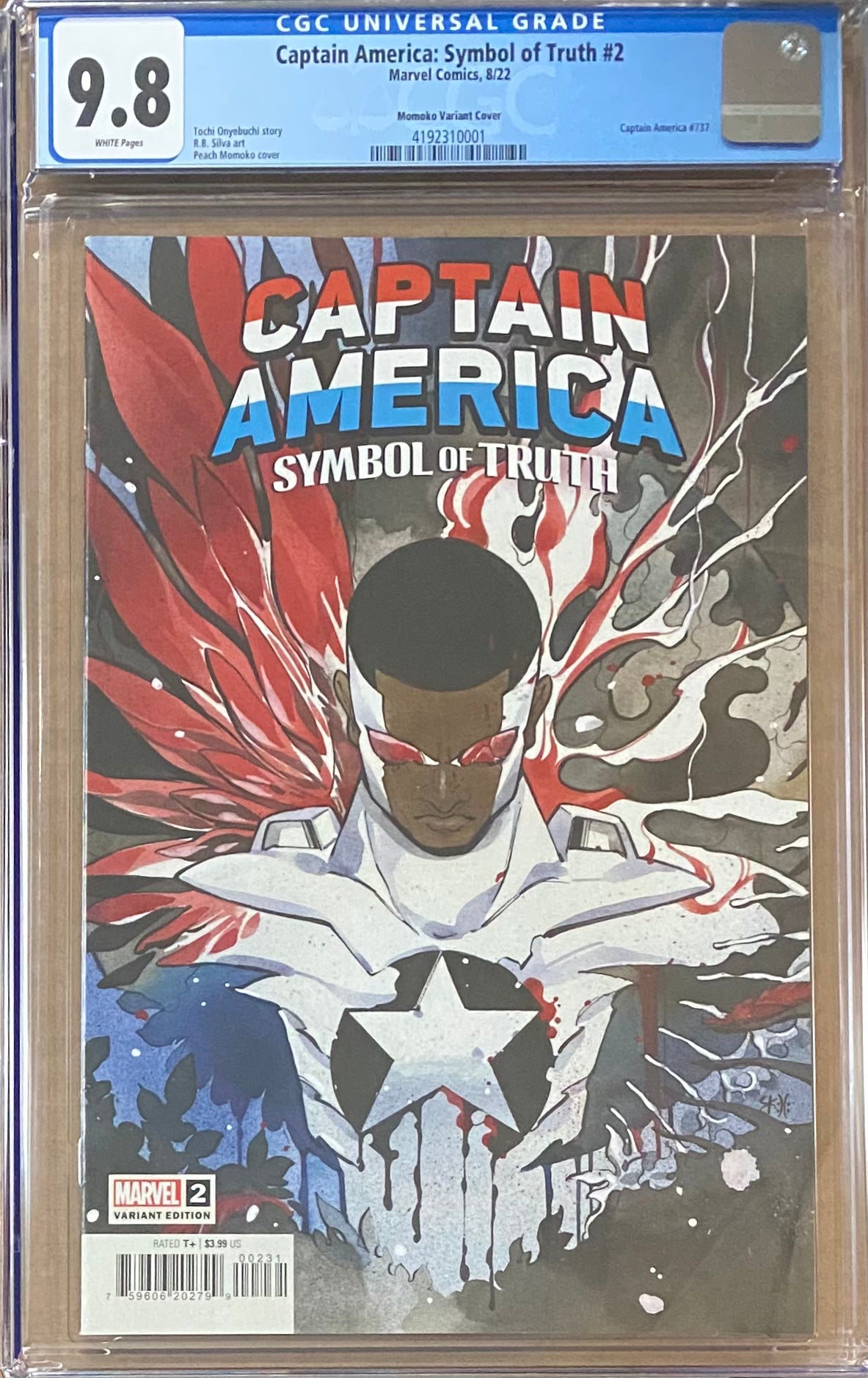 Captain America: Symbol of Truth #2 Momoko 1:25 Retailer Incentive Variant CGC 9.8