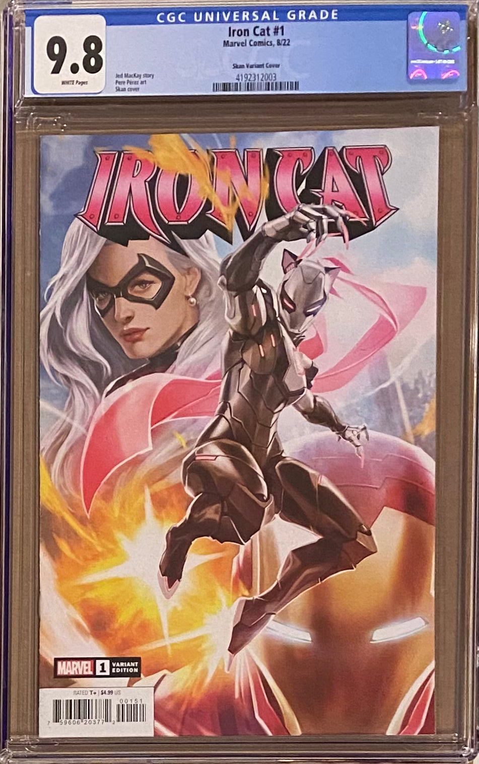 Iron Cat #1 Skan 1:50 Retailer Incentive Variant CGC 9.8