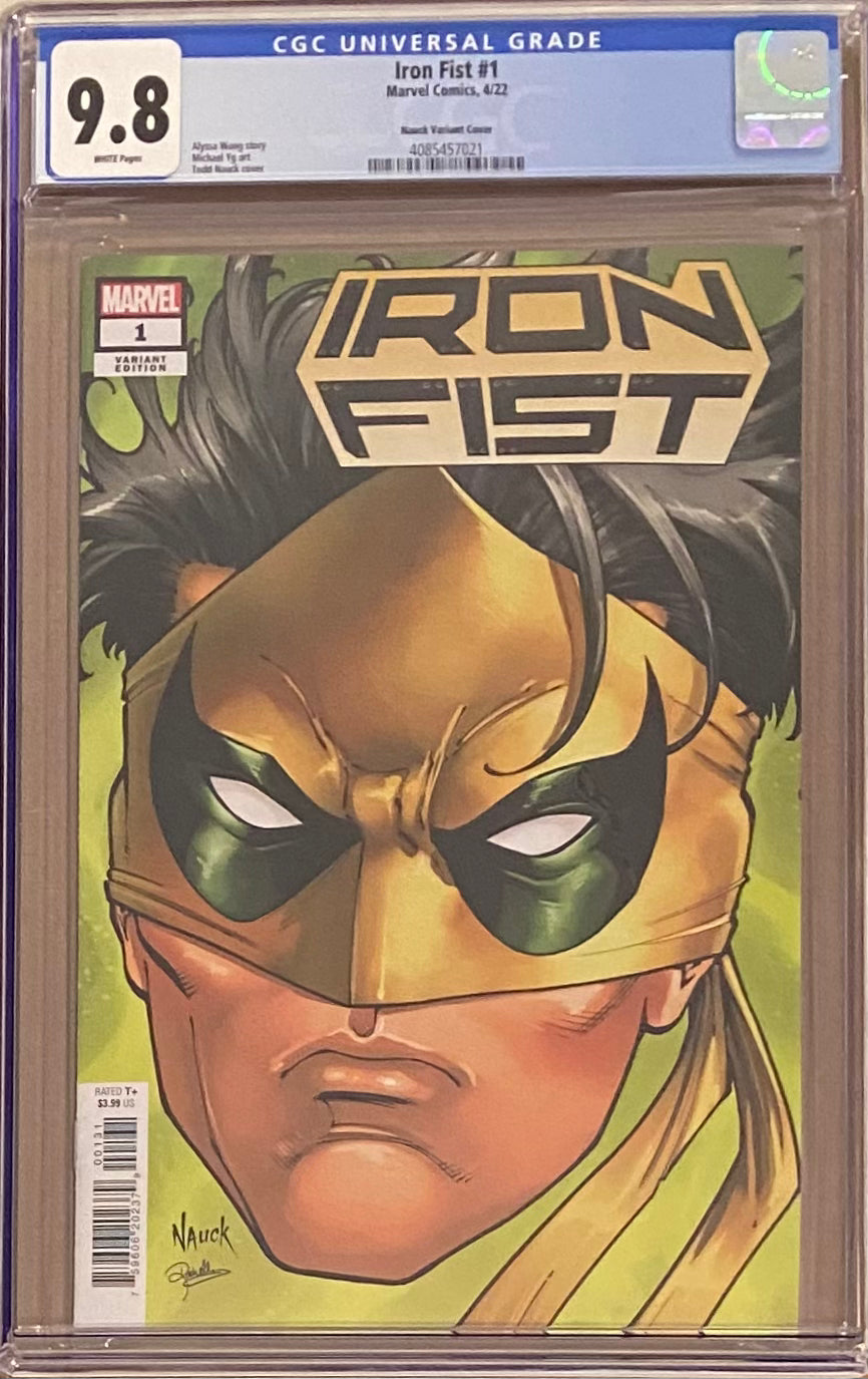 Iron Fist #1 Nauck Variant CGC 9.8 - First Sword Master Iron Fist