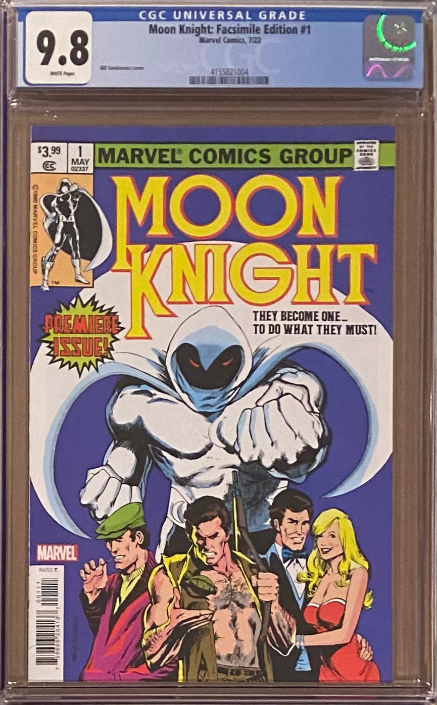 Moon Knight #1 Facsimile Edition CGC 9.8