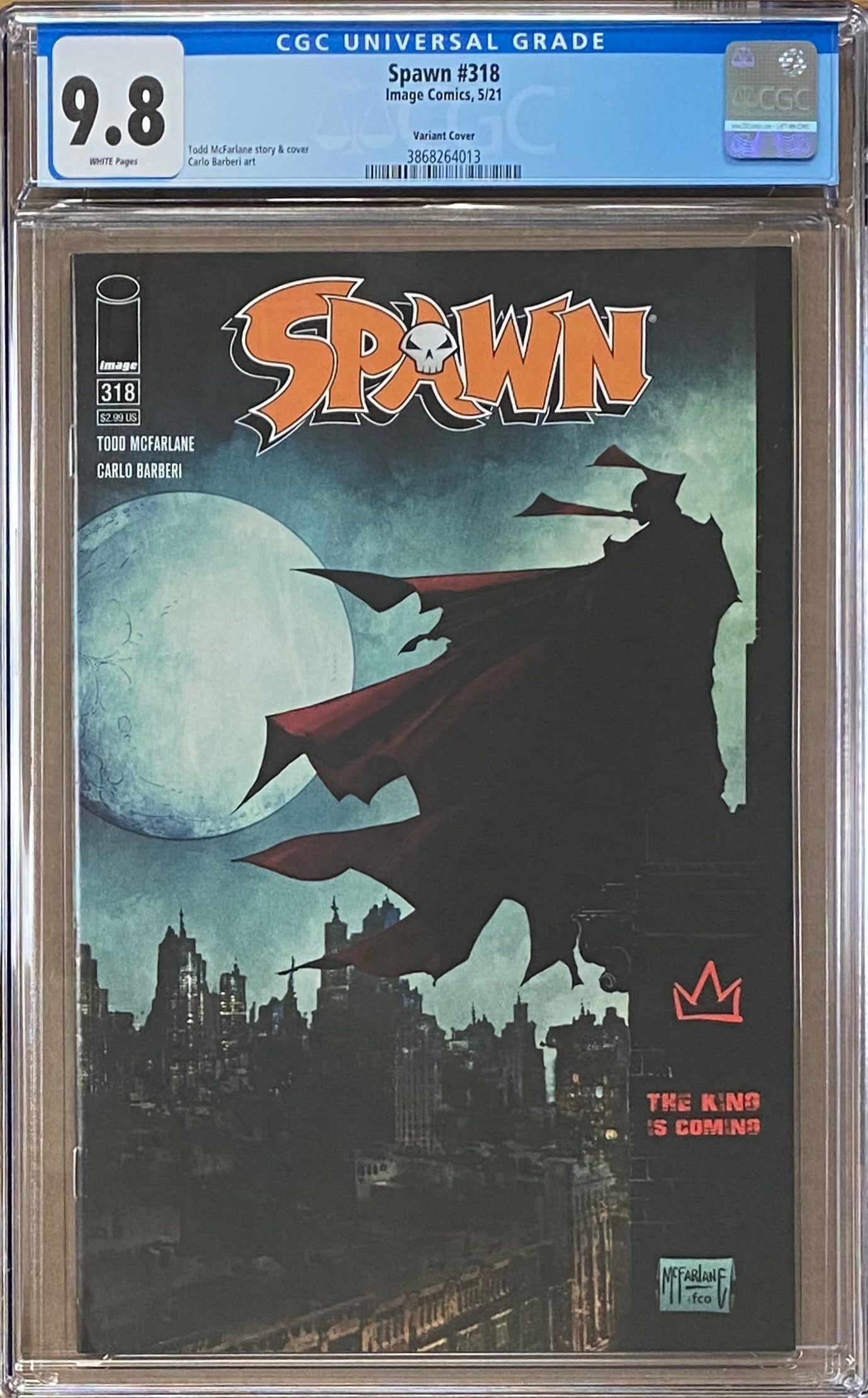 Spawn #318 McFarlane Variant CGC 9.8