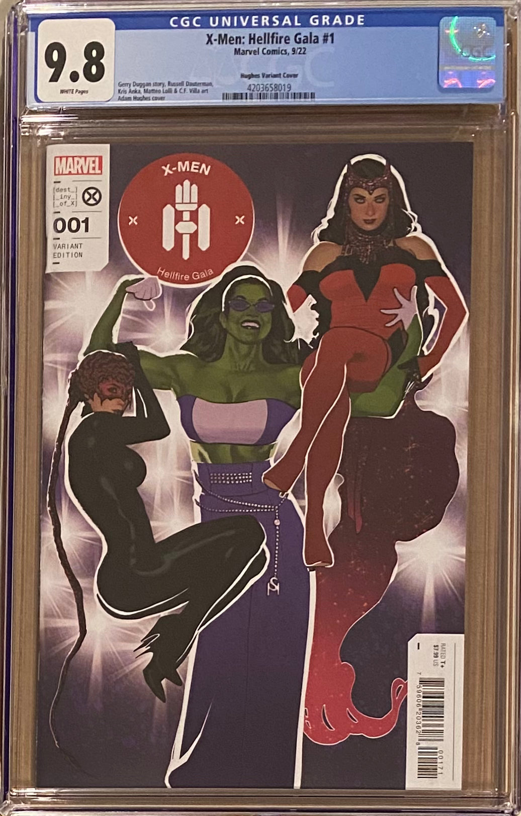 X-Men: Hellfire Gala #1 Hughes 1:50 Retailer Incentive CGC 9.8
