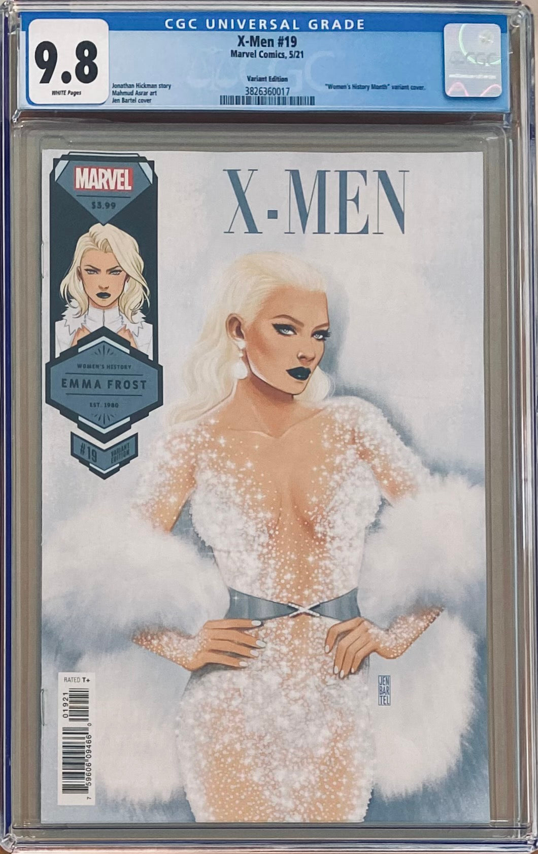X-Men #19 Emma Frost "Women's History Month" Variant CGC 9.8