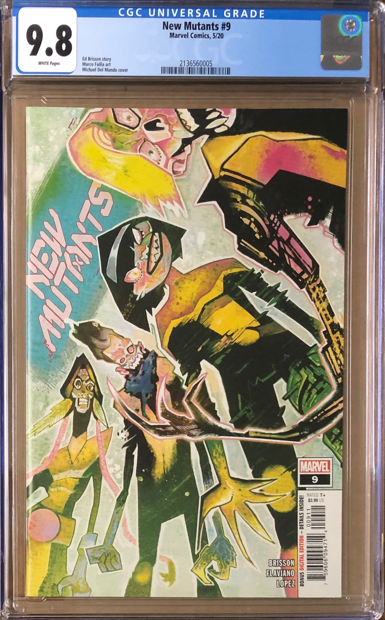 New Mutants #9 CGC 9.8 - Dawn of X!