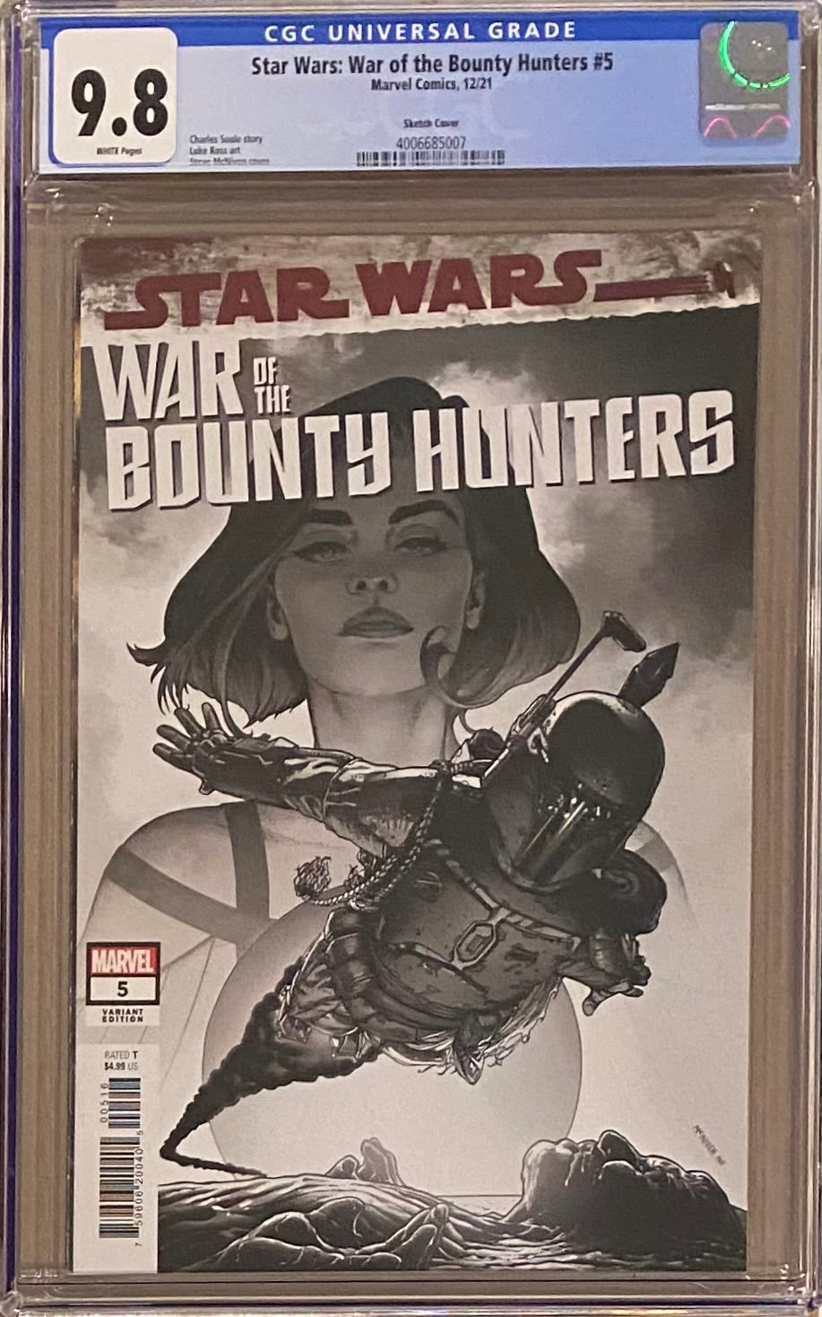 Star Wars: War of the Bounty Hunters #5 Carbonite Variant CGC 9.8