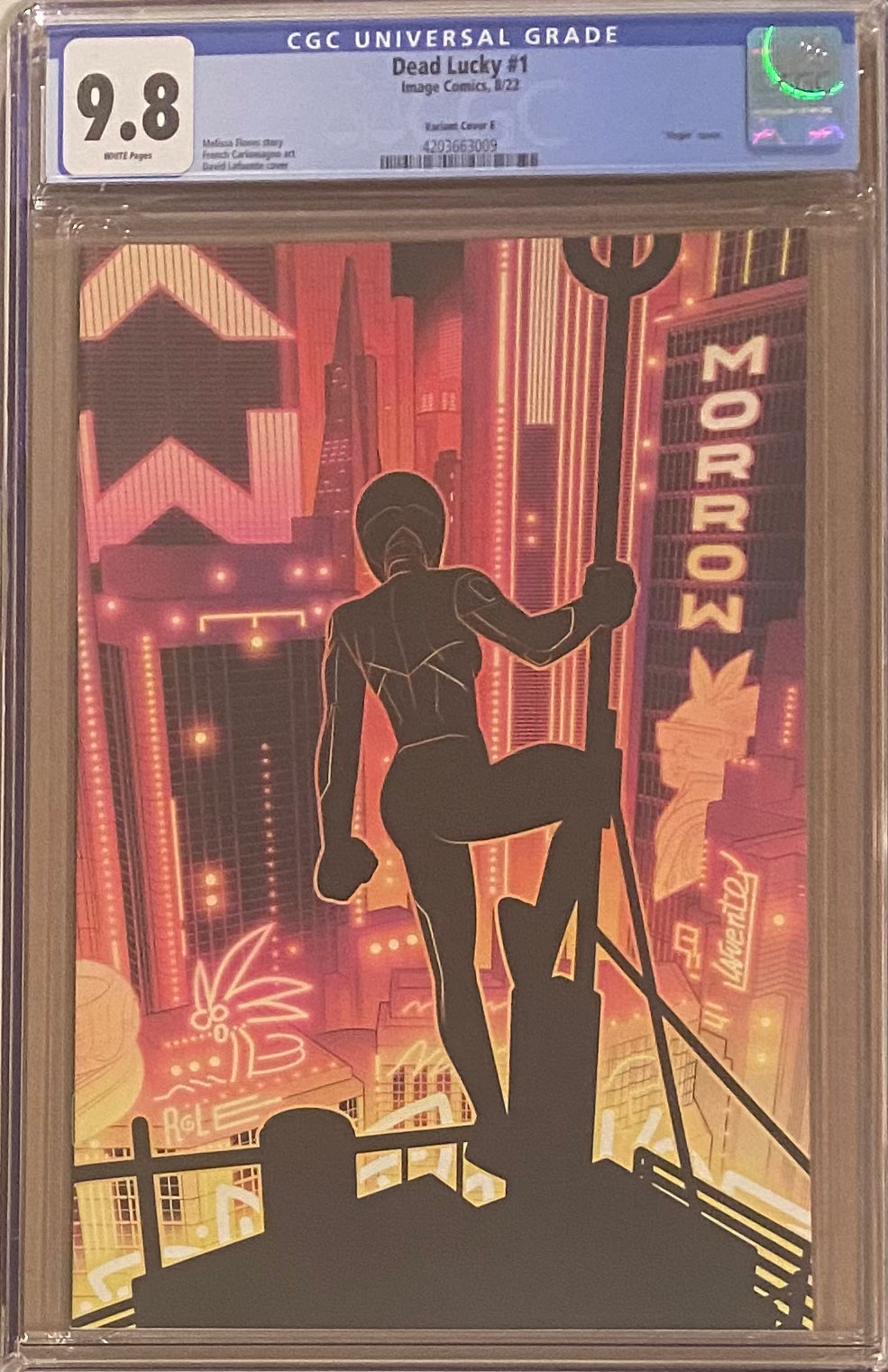 The Dead Lucky #1 Lafuente 1:50 Retailer Incentive Variant CGC 9.8