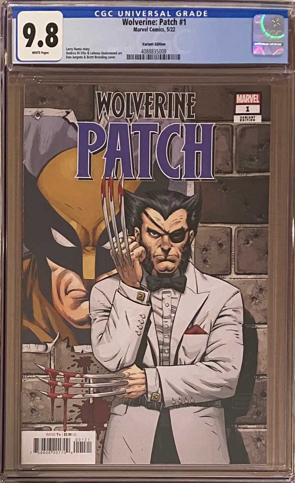 Wolverine: Patch #1 Jurgens Variant CGC 9.8
