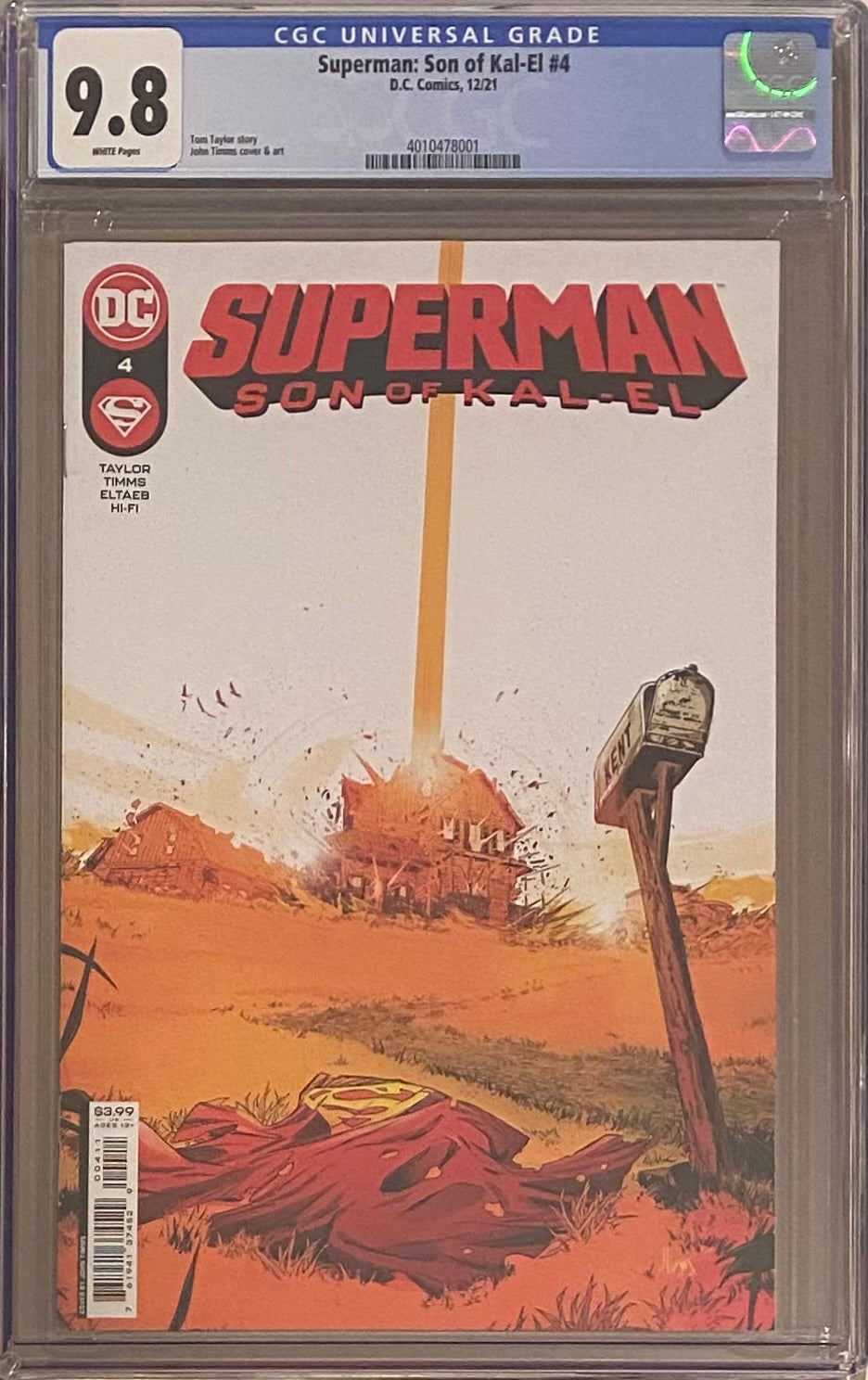 Superman: Son of Kal-El #4 CGC 9.8