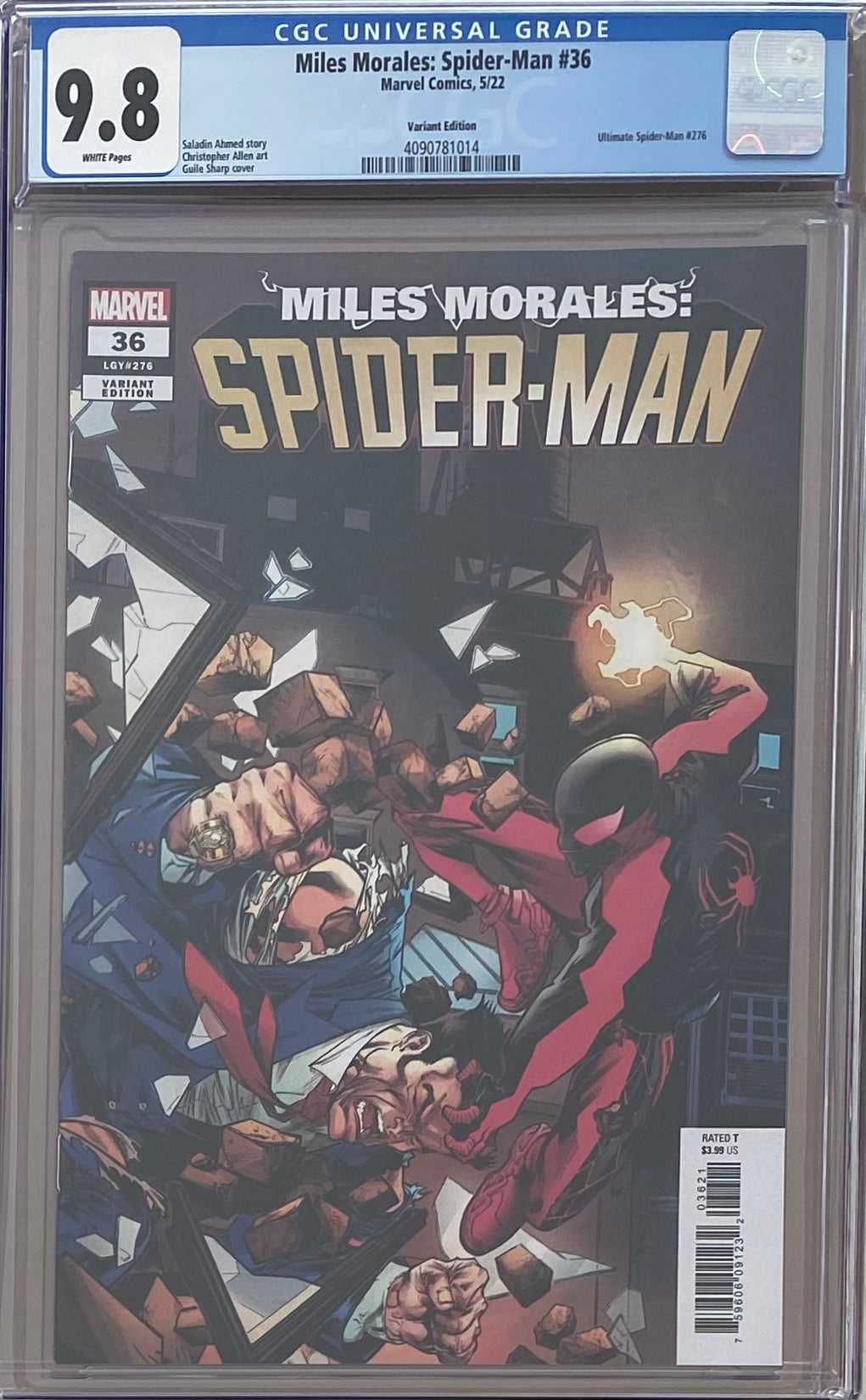 Miles Morales: Spider-Man #36 Sharp Variant CGC 9.8