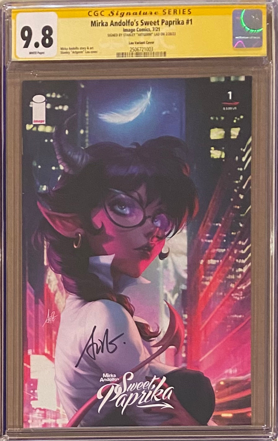 Sweet Paprika #1 Artgerm Variant CGC 9.8 SS