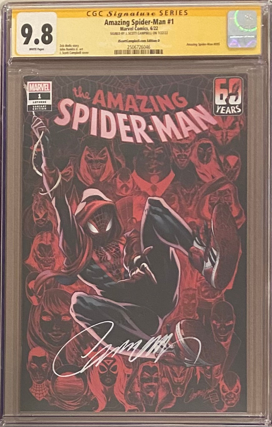 Amazing Spider-Man #1 J. Scott Campbell Edition D "Miles Morales" CGC 9.8 SS