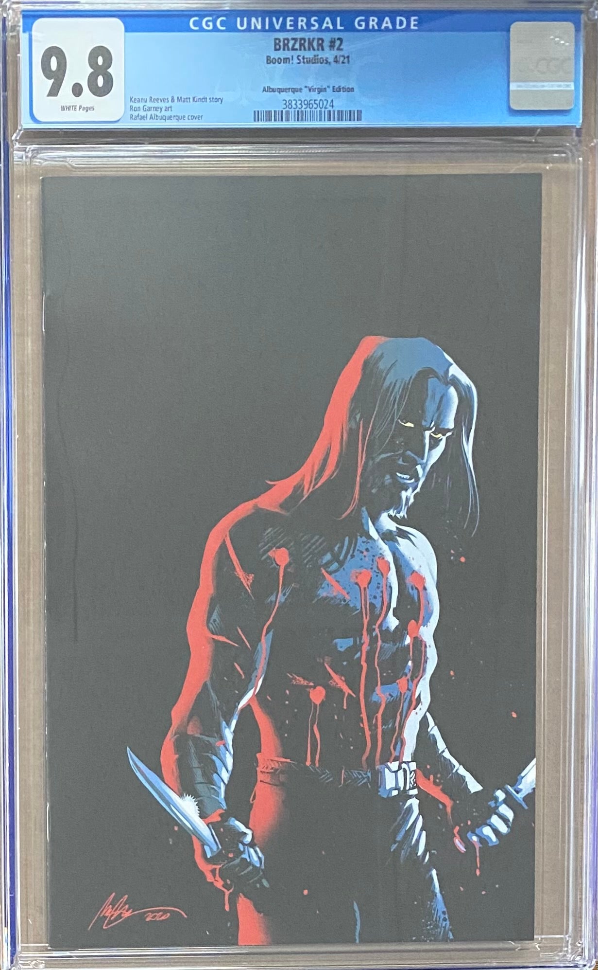 BRZRKR #2 Albuquerque 1:150 Retailer Incentive Variant CGC 9.8 (Berzerker)