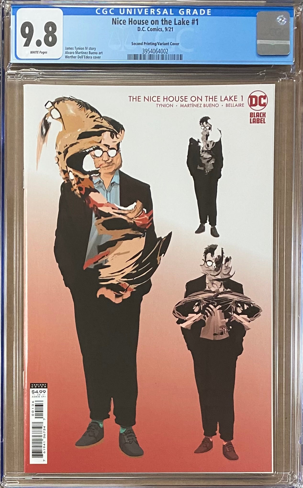 Nice House on the Lake #1 Second Printing 1:25 Retailer Incentive Variant CGC 9.8 - DC Black Label