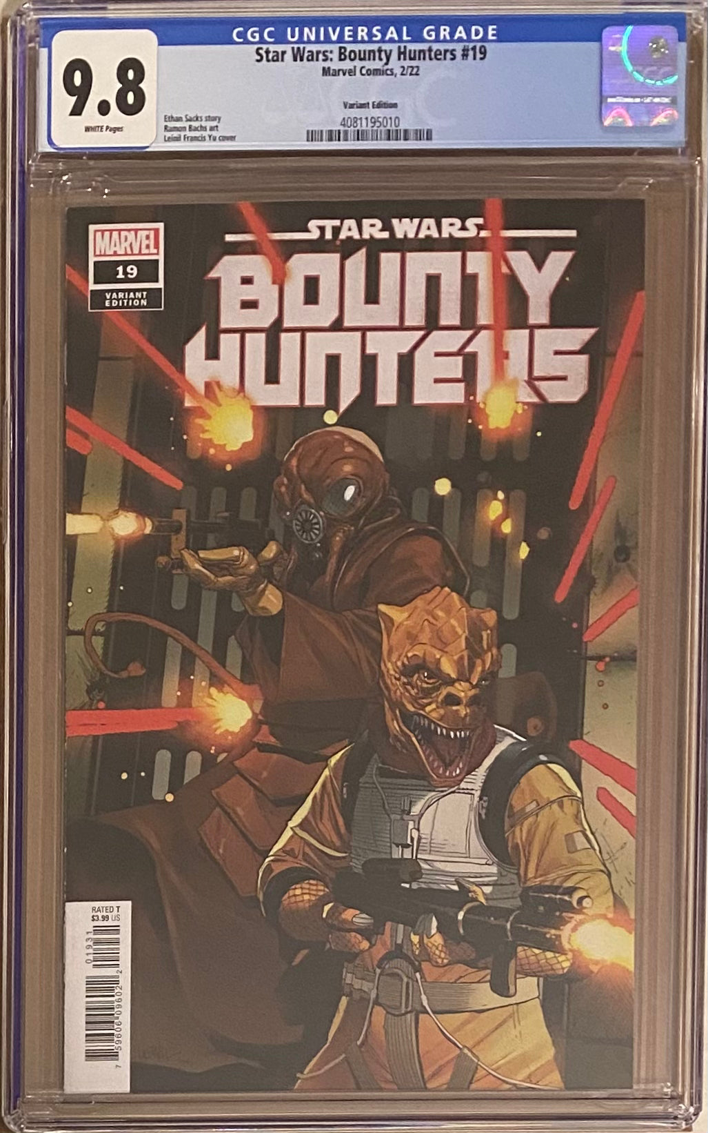 Star Wars: Bounty Hunters #19 Yu Variant CGC 9.8