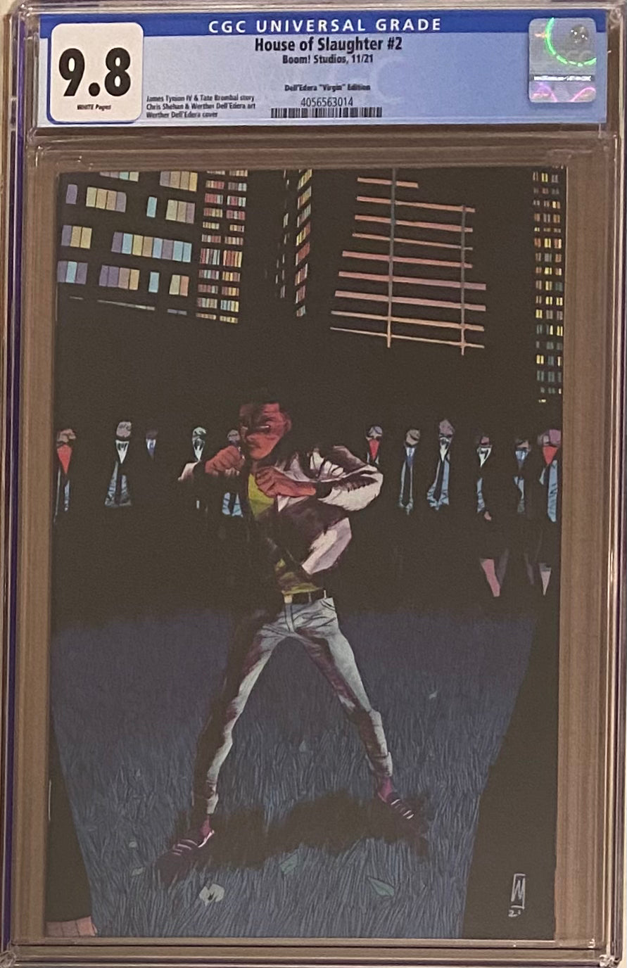 House of Slaughter #2 Dell'Edera 1:25 Virgin Retailer Incentive Variant CGC 9.8