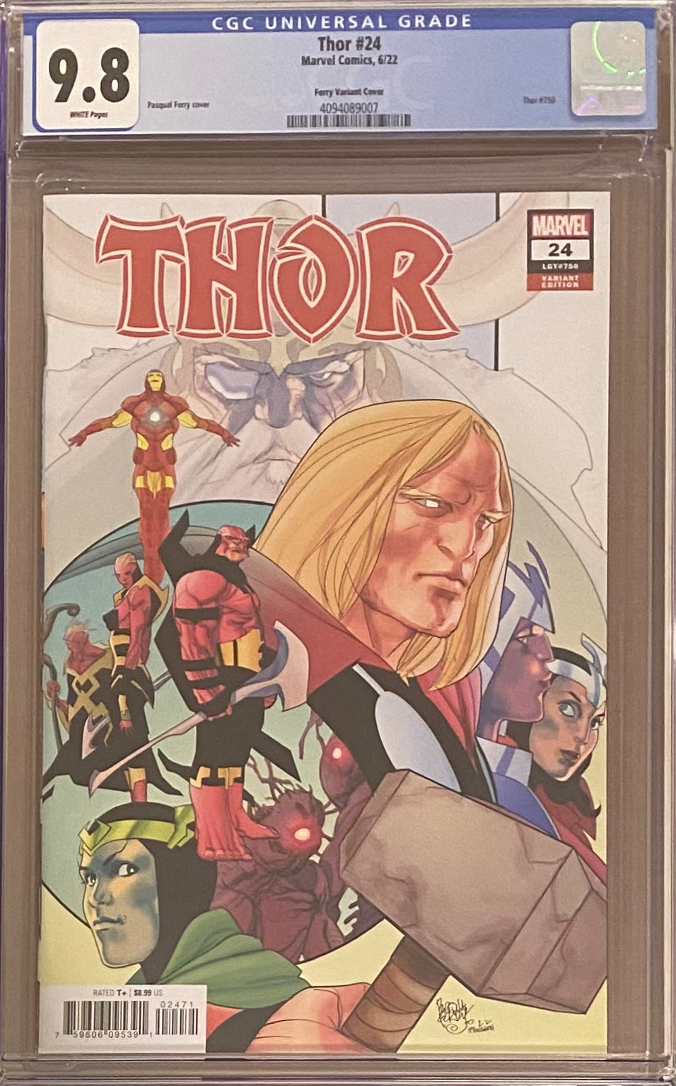 Thor #24 Ferry Variant CGC 9.8