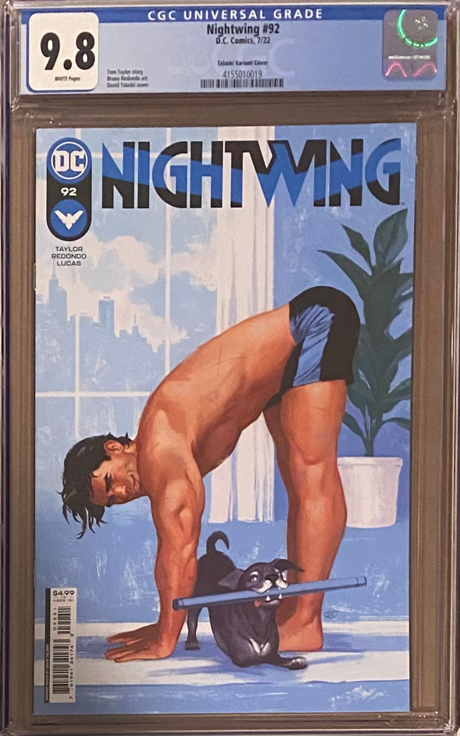 Nightwing #92 Talaski Variant CGC 9.8