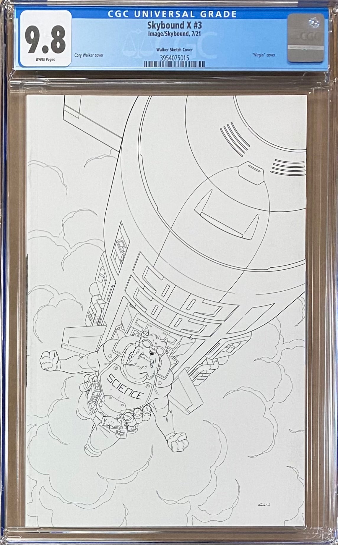 Skybound X #3 Walker 1:10 Retailer Incentive Variant CGC 9.8