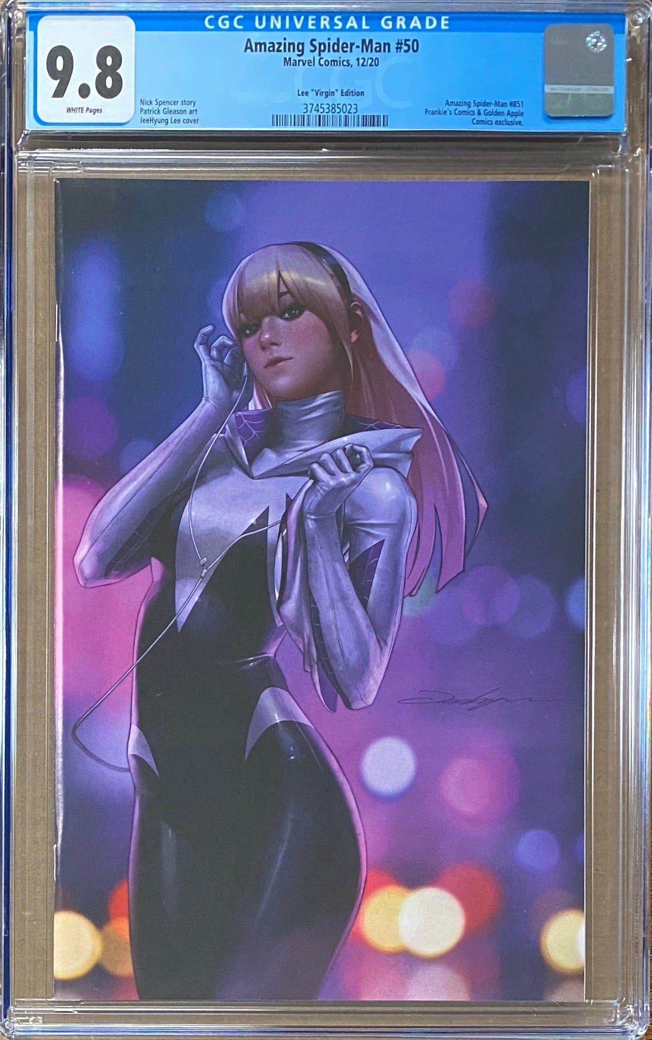 Amazing Spider-Man #50 Jeehyung Lee Virgin Variant CGC 9.8