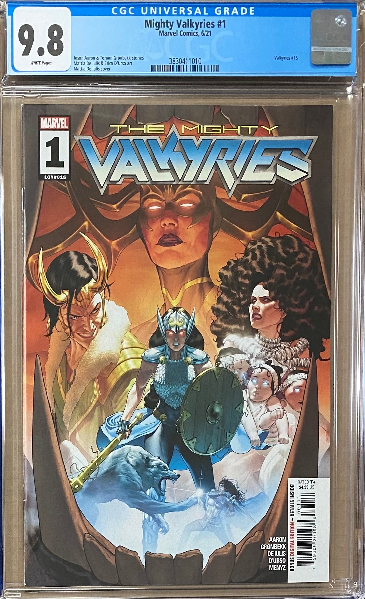Mighty Valkyries #1 CGC 9.8