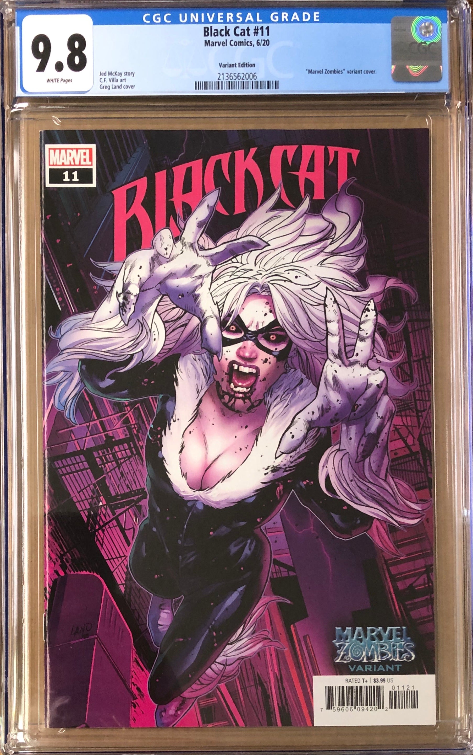 Black Cat #11 "Zombies" Variant CGC 9.8