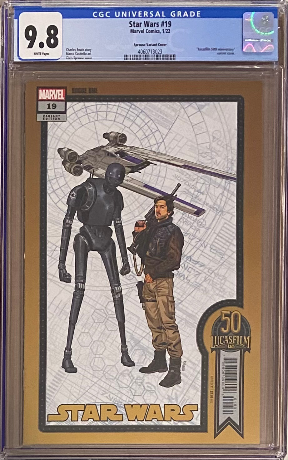Star Wars #19 Sprouse Variant CGC 9.8