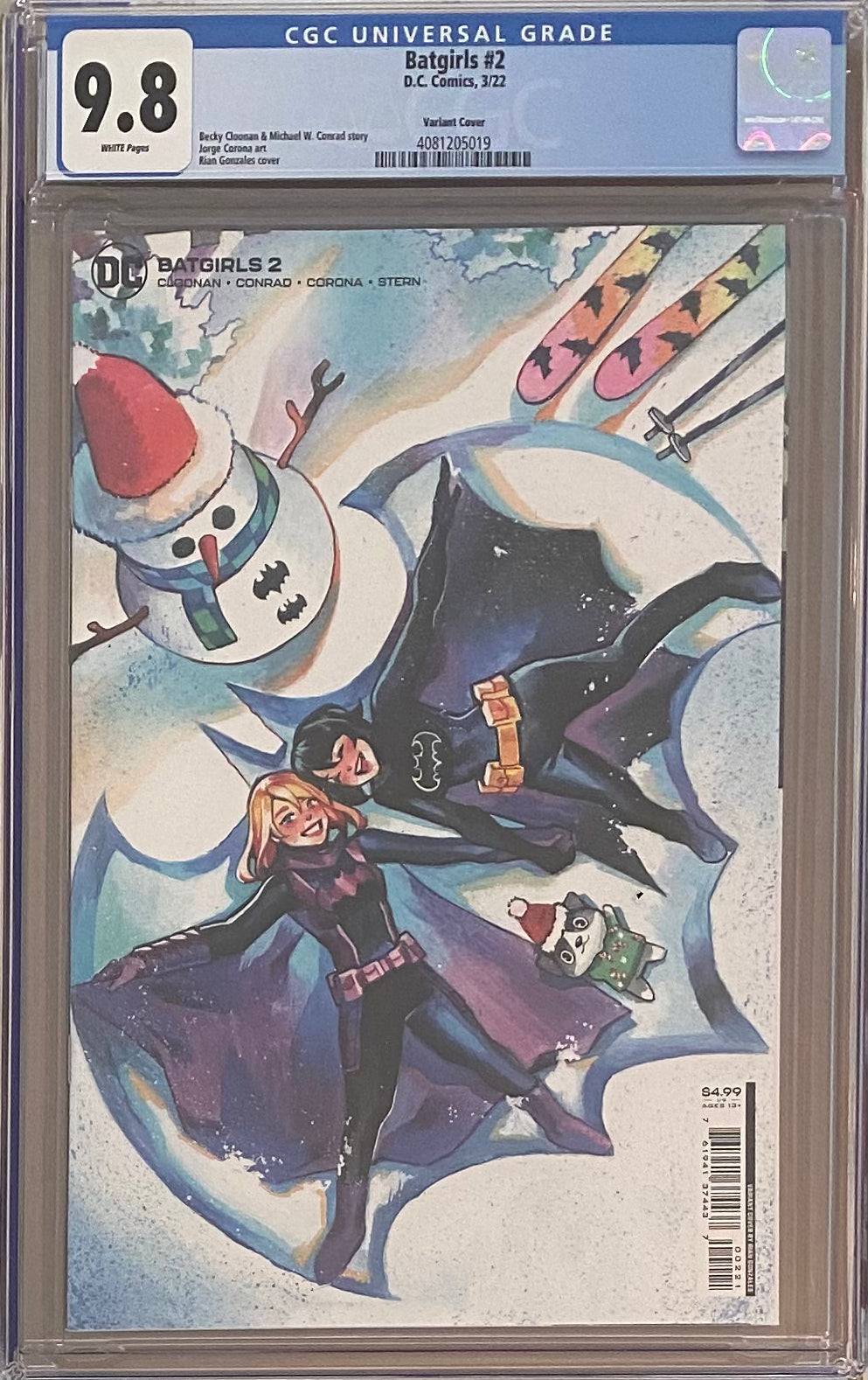 Batgirls #2 Gonzales Variant CGC 9.8