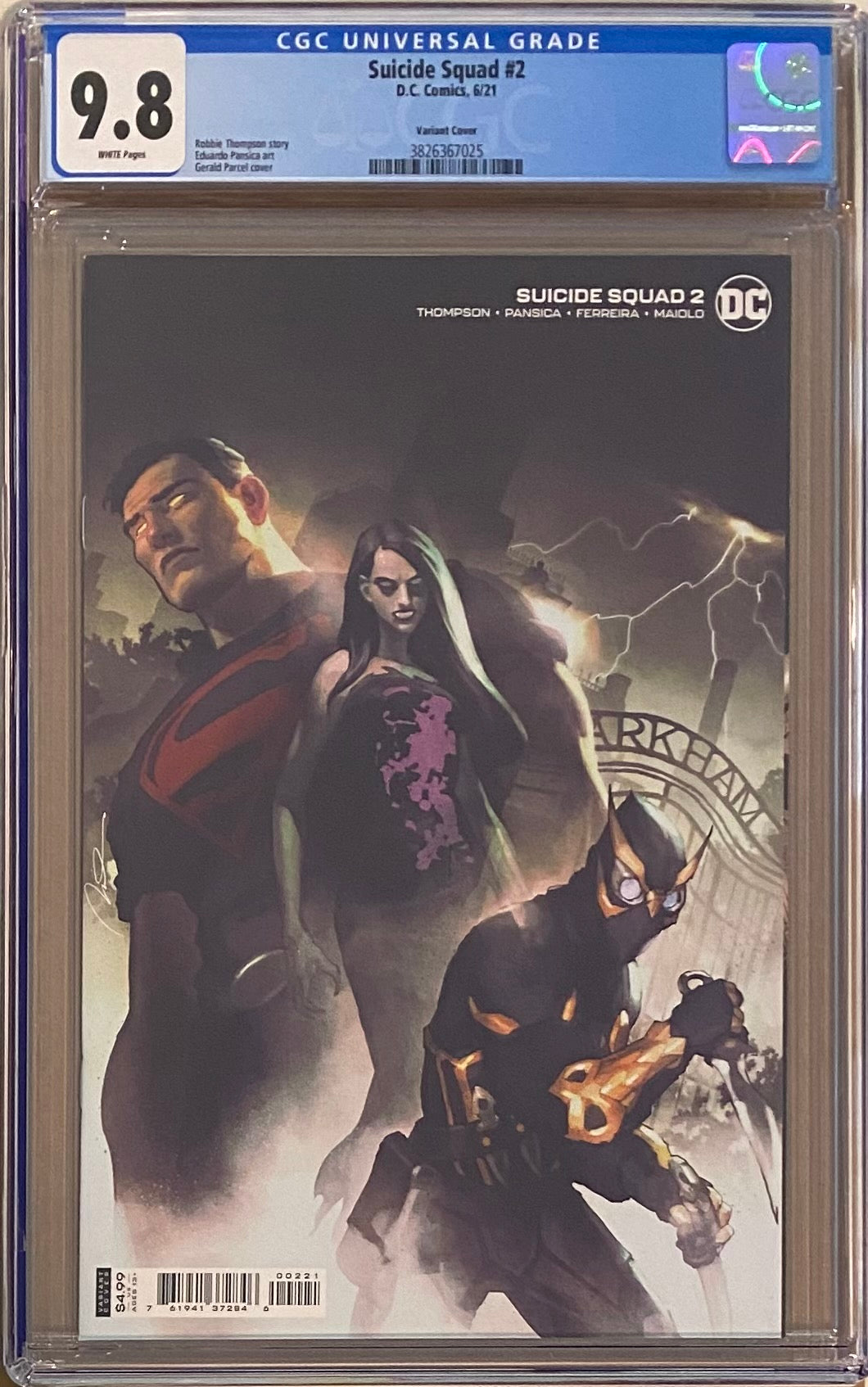 Suicide Squad #2 Variant CGC 9.8