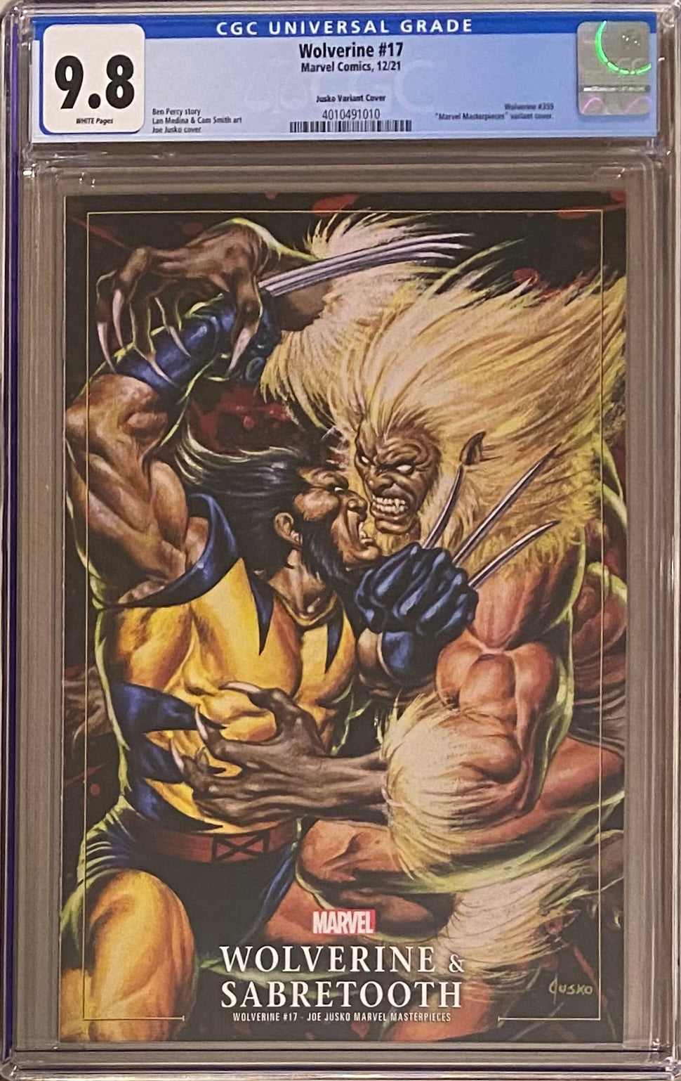 Wolverine #17 Jusko Variant CGC 9.8