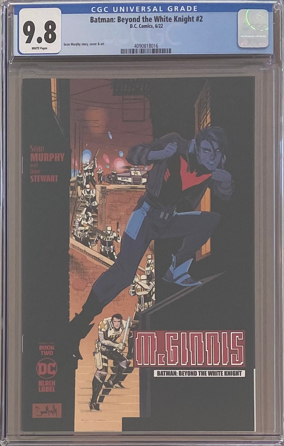 Batman: Beyond the White Knight #2 Variant CGC 9.8