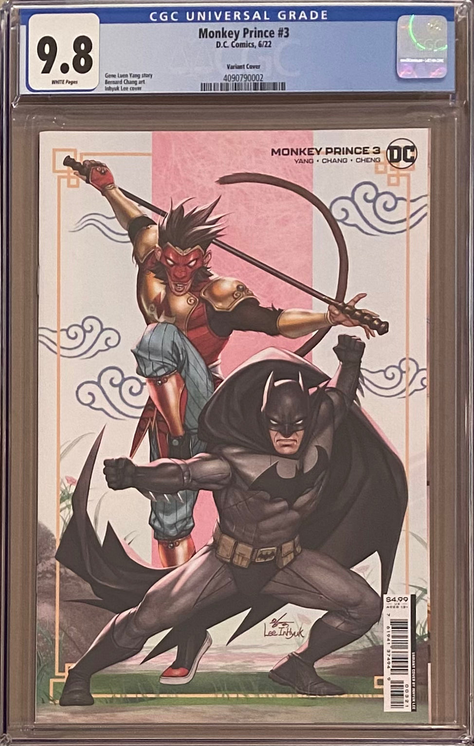 Monkey Prince #3 InHyuk Lee Variant CGC 9.8