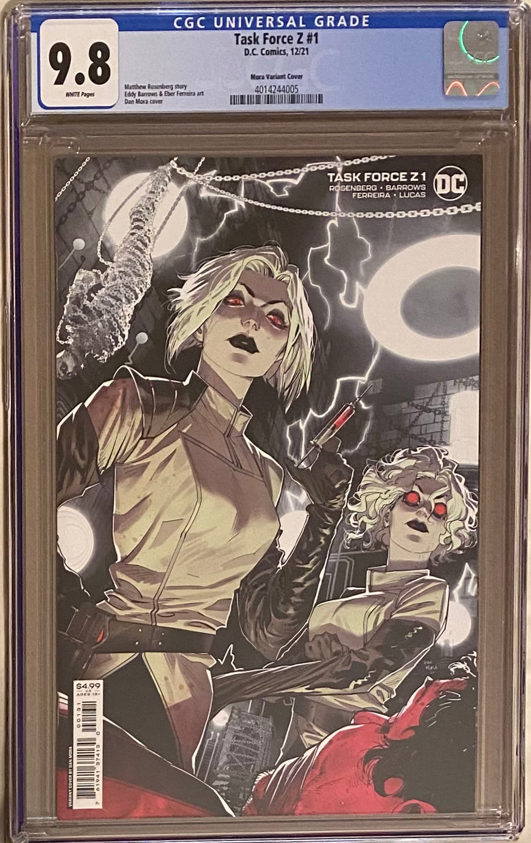 Task Force Z #1 Mora 1:25 Retailer Incentive Variant CGC 9.8